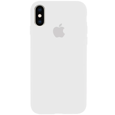 Silicone Case FULL iPhone X,Xs White 114-8 фото