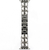 Ремінець Desay Chanell 42,44,45,46mm(10,11S),49mm(ultra 1-3S) Silver-White 1424-2 фото