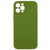 Чохол Silicone case Full + Camera NO LOGO iPhone 12 Pro Dark Olive 4209-8 фото