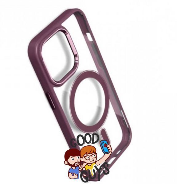 Чохол Crystal Guard with Mag Safe для iPhone 15 Marsala 1628-3 фото