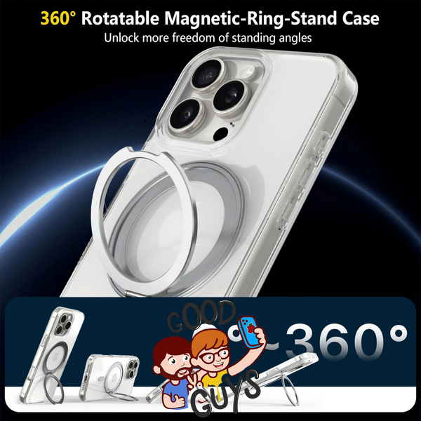 Чохол Griply Clear Ring iPhone 15 Pro White 4381-1 фото