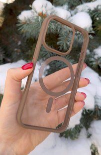 Чохол Crystal Guard with Mag Safe для iPhone 15 Gold 1628-7 фото