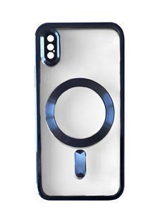 Чохол Shining with MagSafe на iPhone X,Xs Blue Titanium 2824-2 фото