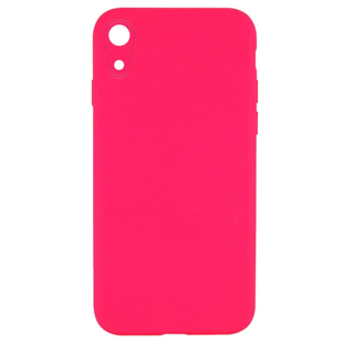 Чохол Silicone case Full + Camera NO LOGO iPhone XR Barbie Pink 4204-3 фото