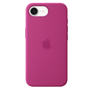 Чохол Silicone Case 1:1 з закритою кнопкою камери для iPhone 16e Fuchsia 3864-4 фото