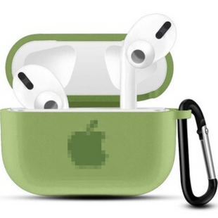 Чохол AirPods Pro з лого та карабіном Mint 268-5 фото
