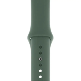 Ремінець Apple Watch Silicone 42,44,45,46mm(10,11S),49mm(ultra 1-3S)Pine green 276-57 фото