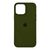 Silicone Case FULL iPhone 13 Mini Army green 123-47 фото