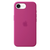 Чохол Silicone Case 1:1 з закритою кнопкою камери для iPhone 16e Fuchsia 3864-4 фото