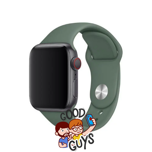Ремінець Apple Watch Silicone 42,44,45,46mm(10,11S),49mm(ultra 1-3S)Pine green 276-57 фото