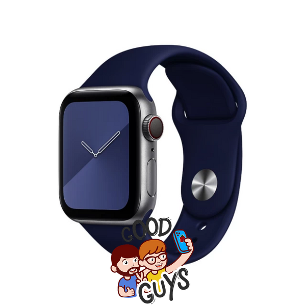 Ремінець Apple Watch Silicone 42,44,45,46mm(10,11S),49mm(ultra 1-3S)Midnight blue 276-7 фото