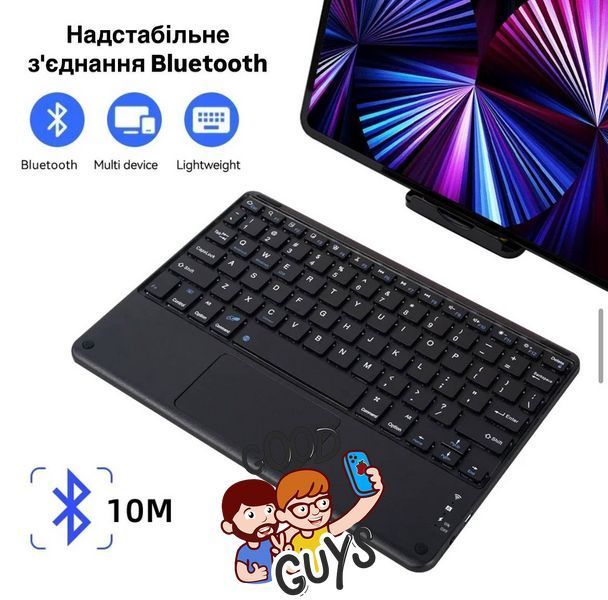 Клавіатура Bluetooth Wireless Keyboard KPH-030 Black 2705-0 фото