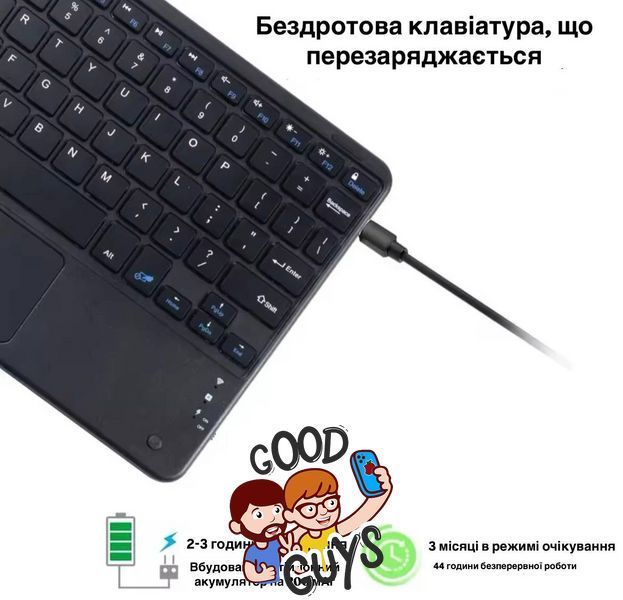 Клавіатура Bluetooth Wireless Keyboard KPH-030 Black 2705-0 фото