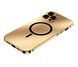 Metal Case 2in1 Magsafe iPhone 14 Pro Max Gold 2847-2 фото 2