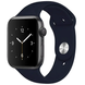 Ремінець Apple Watch Silicone 42,44,45,46mm(10,11S),49mm(ultra 1-3S)Midnight blue 276-7 фото 2