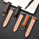 Ремінець Leather Bands для Apple Watch 38mm,40mm,41mm,42mm(10,11S) Red-Silver 1234-11 фото 3