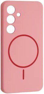 Чохол Silicone Case MagSafe для Samsung S24 Plus Rose Pink 2936-3 фото