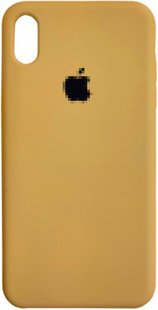 Silicone Case FULL iPhone XR Gold 116-27 фото