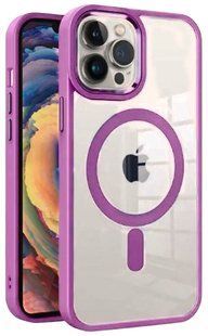 Чохол Crystal Guard with Mag Safe для iPhone 16Soft Purple 2542-7 фото