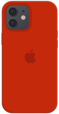 Silicone Case FULL iPhone 12 Mini Red 120-13 фото