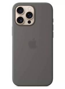 Чохол Silicone Case 1:1 з закритою кнопкою камери для iPhone 16 Pro Stone Gray 2752-1 фото