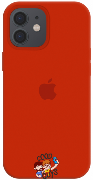 Silicone Case FULL iPhone 12 Mini Red 120-13 фото