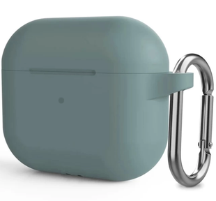 Чохол з мікрофіброю для AirPods Pro 2gen. Pine Green 1433-5 фото