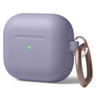 Чохол для AirPods 3 з карабіном Lavander gray 270-18 фото
