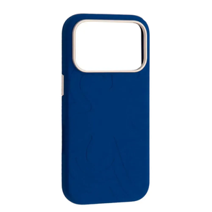 Чохол Flower Liquid Silicone Magsafe 17 Air Quiet Blue 4498-2 фото