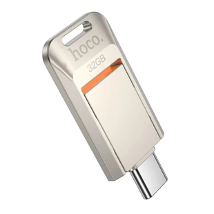Флеш-накопичувач USB-C HOCO UD17 Smart USB3.0/Type-C 32Gb Silver 4329-0 фото