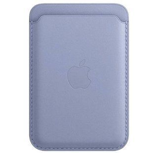 Кишенька-гаманець MagSafe pocket leather logo Elegant Purple 2992-6 фото