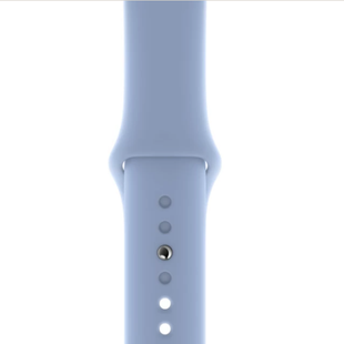 Ремінець Apple Watch Silicone 42,44,45,46mm(10,11S),49mm(ultra 1-3S)Mist blue 276-25 фото