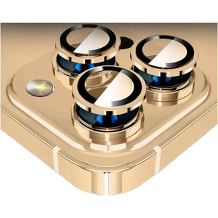 Скло (лінзи) для камери Metal Classic для iPhone 17 Pro Max Gold 3934-0 фото