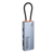 Хаб Type-C(PD) HOCO HB52 Wow 8in1 multi-converter (HDTV+RJ45+SD/TF+PD+TYPE-C3.0+USB3.0*2) Gray 4242-0 фото