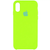 Silicone Case FULL iPhone X,Xs Shini green 114-59 фото