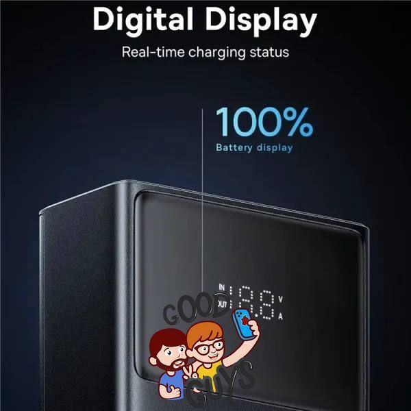Павер бенк Baseus Star-Lord Digital Display Fast Charge 30000 mAh 65W Black 3022-0 фото