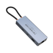 Хаб Type-C(PD) HOCO HB52 Wow 8in1 multi-converter (HDTV+RJ45+SD/TF+PD+TYPE-C3.0+USB3.0*2) Gray 4242-0 фото 5