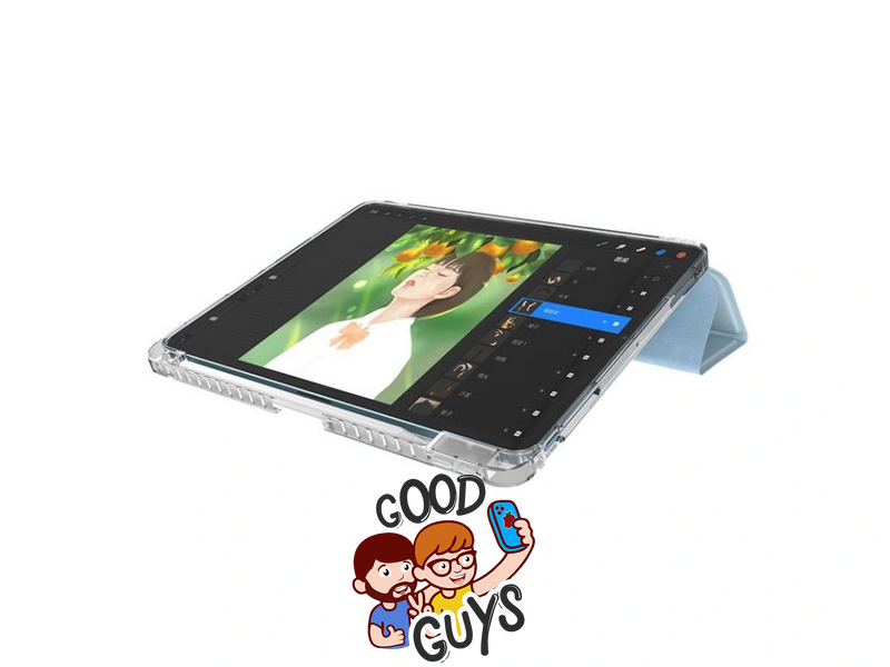 Чохол Comma для iPad 12.9"/13" з місцем для пенсіл Light Blue 2372-1 фото