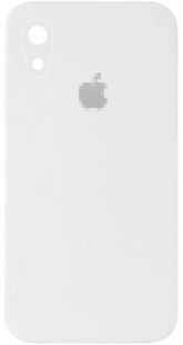 Чохол Silicone Case FULL+camera, SQUARE side iPhone XR White 1059-5 фото
