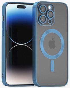 Чохол Shining with MagSafe на iPhone 13 Pro Sky Blue 358-9 фото