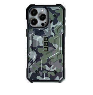 Чохол протиударний UAG Pathfinder з MagSafe для iPhone 15 Pro Khaki-Black 2179-8 фото