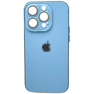 Чохол AG-PC "Glass" Case для iPhone 12 Pro Blue 2966-7 фото