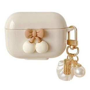 Чохол Jewelry для AirPods 1/2 з карабіном Soft Cherries 2301-16 фото