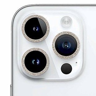 Скло (лінзи) для камери Diamonds Lens для iPhone 15 Pro/15 Pro Max Natural Titanium 1811-10 фото