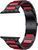 Ремінець Steel Band 3 Beats for Apple Watch 42,44,45, 46mm(10,11S),49mm(ultra 1-3S) Black-Red 280-9 фото