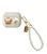 Чохол Jewelry для AirPods 4 з карабіном Teddy Beige & Flower 2691-13 фото