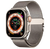 Ремінець Apple Watch Titanium Milanese Loop 38,40,41,42mm(10,11S) Starlight 2615-4 фото