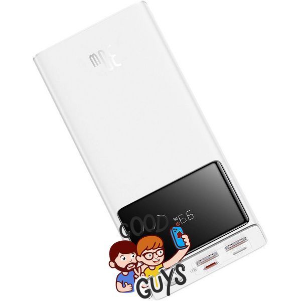 Павер бенк Baseus Star-Lord Digital Display Fast Charging 30000 mAh 30W White 3023-0 фото