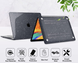 Накладка MacBook HardShell Case 14 Pro (2021-2025) М1/М2/М3/M4/M5 (A2442/A2779/А2992/A3112/A3185/A3401/А2918/A3434)Black Glitter 1434-27 фото 5