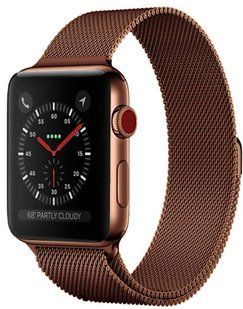 Ремінець Milanese Loop Apple Watch Magnetic 38,40,41,42mm 10gen Bronze Gold 277-42 фото